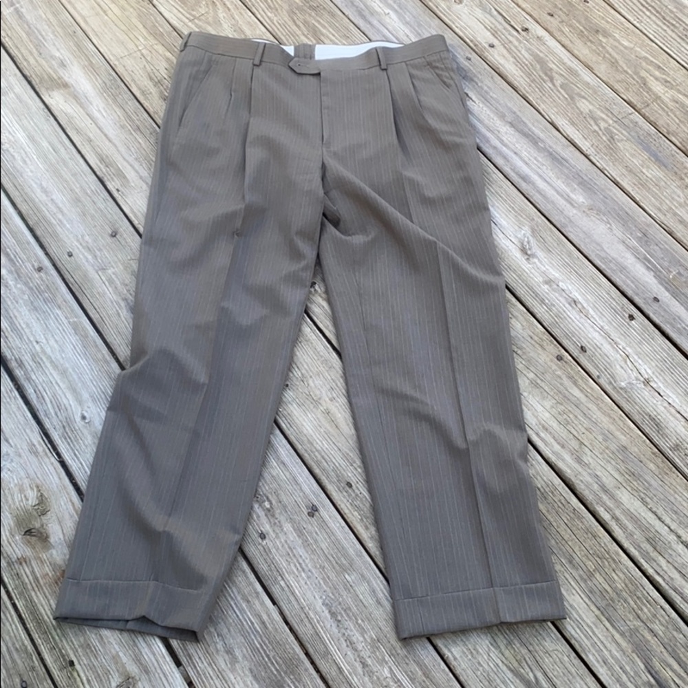 Joseph & Feiss Pleated Front Dress Pants 42 x 36